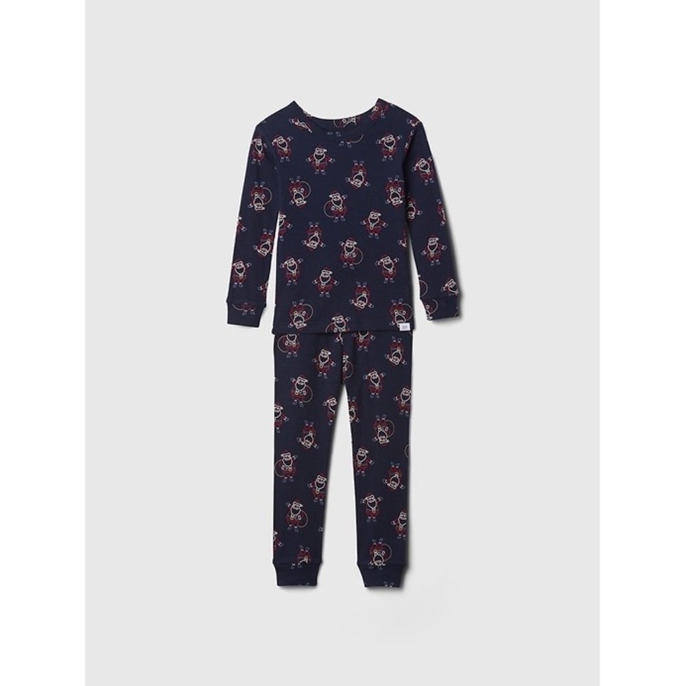 NEW Gap Baby Organic Cotton Santa Holiday PJ‎ Set Christmas 3-6M Pajamas